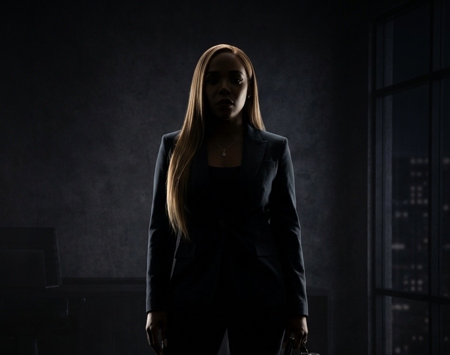 Nicole — founder of Glam Wealth Studio, cinematic editorial portrait